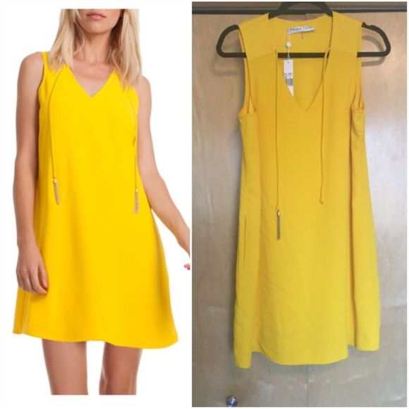 NWT Trina Turk Arleen Tassel Shift Dress - Picture 3 of 16